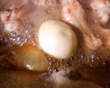 味染み〜大根と手羽元の照り煮作り方3写真