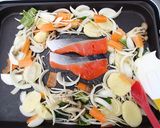 ホットプレートで焼きブイヤベースご飯付き作り方5写真