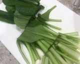 小松菜ともやしの炒め物作り方1写真