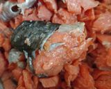 簡単！つやつやふっくら鮭フレーク作り方2写真