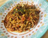 お餅麺(発芽玄米焙煎餅粉使用)作り方6写真