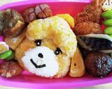 今日のキャラ弁（あつ森〜しずえさん）作り方4写真