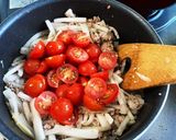 大根トマトとひき肉のスープ作り方3写真