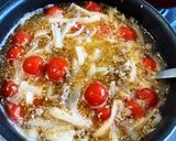 大根トマトとひき肉のスープ作り方5写真