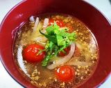 大根トマトとひき肉のスープ作り方6写真