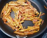 新じゃがとベーコンのしょうが炒め作り方4写真