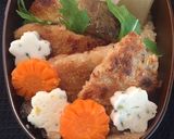 卯月20 まぐろソテー弁当作り方6写真