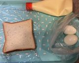 ポリ袋でつくるたまごサンド作り方1写真