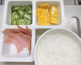 オクラ・キュウリ・ハム・卵・春雨の酢の物作り方1写真