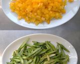 旨辛☆簡単！餃子の皮のおつまみサンド☆彡作り方3写真