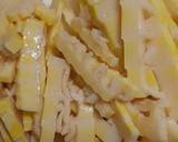 タケノコと厚揚げと鶏もも肉の炊き込み御飯作り方1写真