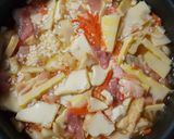 タケノコと厚揚げと鶏もも肉の炊き込み御飯作り方9写真
