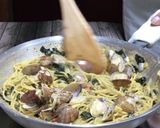 磯香るアサリの海苔クリームパスタ♪ૢ作り方16写真