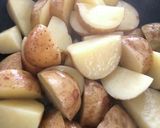 新じゃがで焼くだけ海苔塩ベイクドポテト作り方2写真