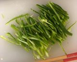 豚バラ肉とピーマンの味噌炒め作り方1写真