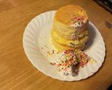 ふわふわ、天使のほっぺのようなパンケーキ作り方13写真
