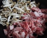 10分で完成！豚こま・しめじ大葉照り焼き作り方4写真
