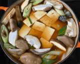 旨辛♡アサリとニラ，豆腐のチゲ鍋♬作り方4写真