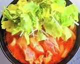 バターチキンカレーうどん作り方15写真