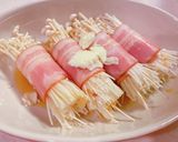 レンジ調理☆2種のえのきベーコン作り方1写真