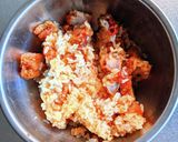 唐揚げIN悪魔の焼きおにぎり作り方3写真