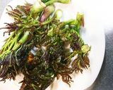 たらの芽とアサリのパスタ作り方3写真