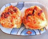 唐揚げIN悪魔の焼きおにぎり作り方9写真
