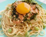 Tくん元気！とろろたらこスパゲッティ♪作り方4写真