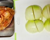 #時短 豚肉と玉ねぎのケチャップ炒め作り方1写真