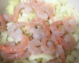 海老と野菜のアーモンドミルクトマトカレー作り方3写真