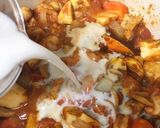 海老と野菜のアーモンドミルクトマトカレー作り方8写真