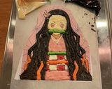 鬼滅＊苺レアチーズケーキ＊キャラケーキ作り方2写真