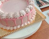 鬼滅＊苺レアチーズケーキ＊キャラケーキ作り方5写真