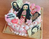 鬼滅＊苺レアチーズケーキ＊キャラケーキ作り方7写真