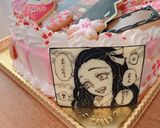 鬼滅＊苺レアチーズケーキ＊キャラケーキ作り方8写真