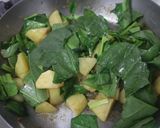 新じゃがとほうれん草の豚バラ炒め作り方5写真