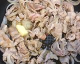 豚バラ肉と玉ねぎのバターポン酢炒め★簡単作り方6写真