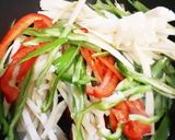 タレ絡まる！シャキシャキ青椒肉絲作り方3写真