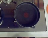ひき肉と青梗菜のパスタ作り方1写真