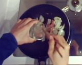 ひき肉と青梗菜のパスタ作り方5写真