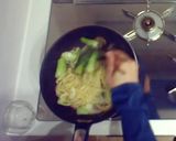 ひき肉と青梗菜のパスタ作り方7写真