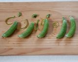 【野菜ソムリエ】スナップエンドウのソテー作り方1写真