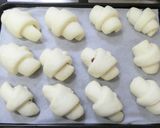 HB生地＆簡単成形★粒あん巻きロールパン作り方12写真