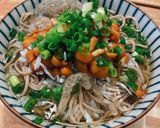 ランチに♪しらすとなめこの冷たい蕎麦作り方5写真