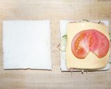 ベーコンと野菜のオーロラソースサンド作り方7写真