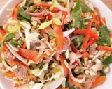 牛肉サラダ ភ្លាសាច់គោ作り方6写真