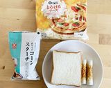 超簡単！とろーりチーズフォンデュトースト作り方1写真