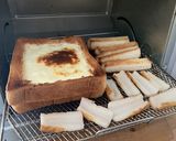 超簡単！とろーりチーズフォンデュトースト作り方13写真