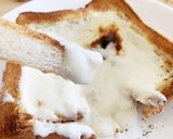 超簡単！とろーりチーズフォンデュトースト作り方17写真
