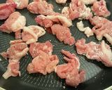 豚こま肉と新玉の甘辛ペッパー炒め*+作り方4写真